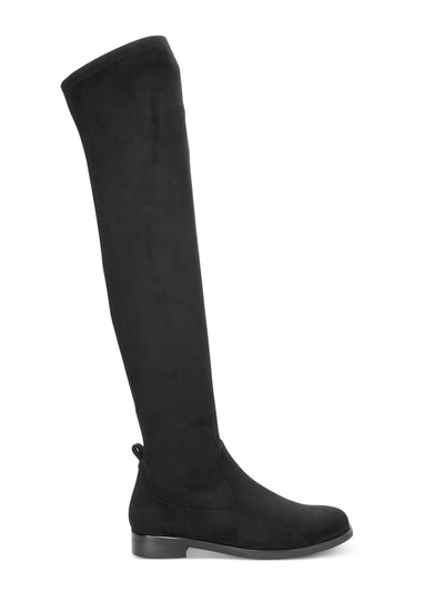 REACTION KENNETH COLE Womens Black Slouched Stretch Wind-y Round Toe Dress Boots Shoes 8 M