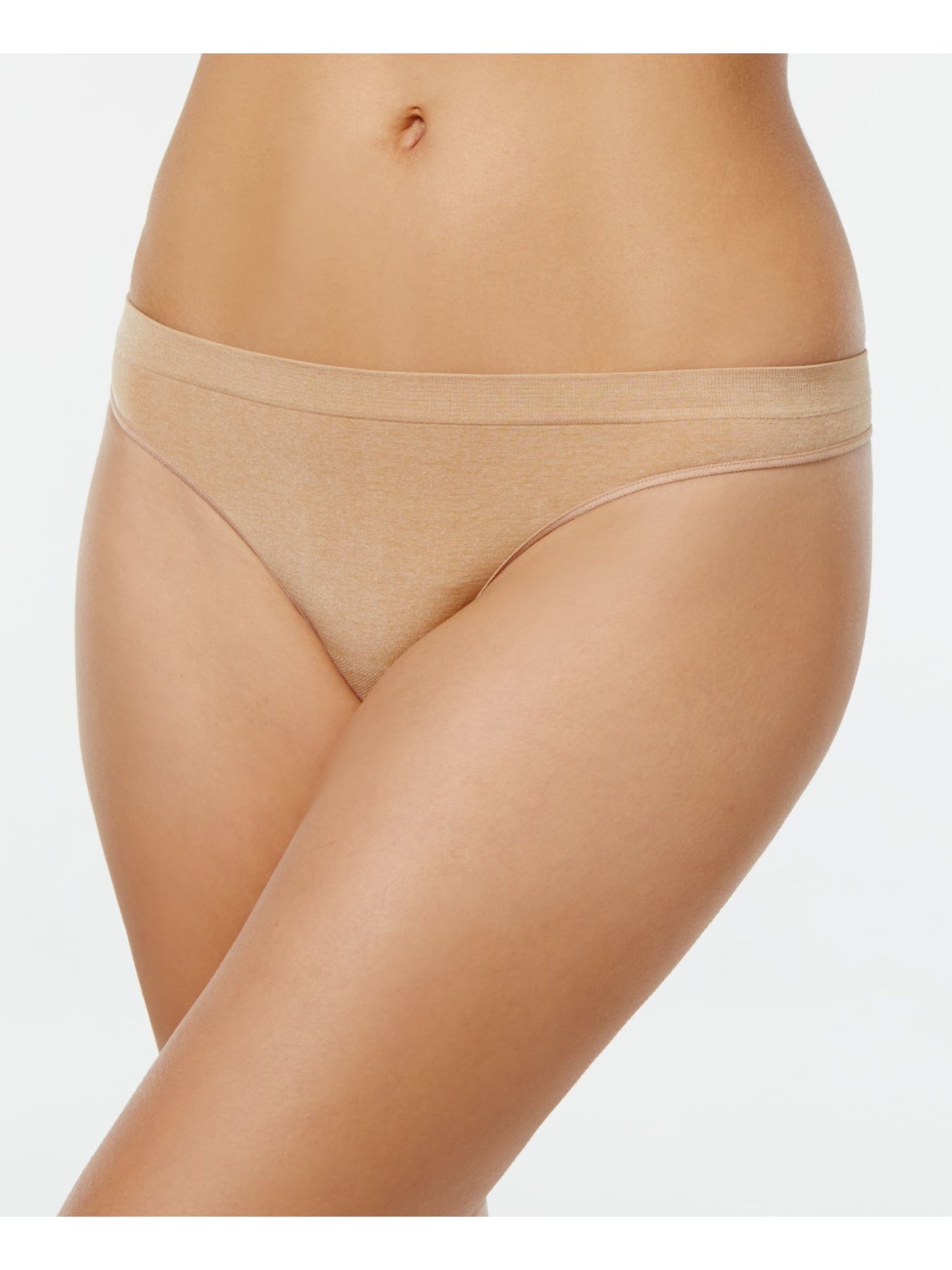 B.TEMPT'D Intimates Beige Elastic Waistband Low-Rise Silhouette Thong Underwear XL