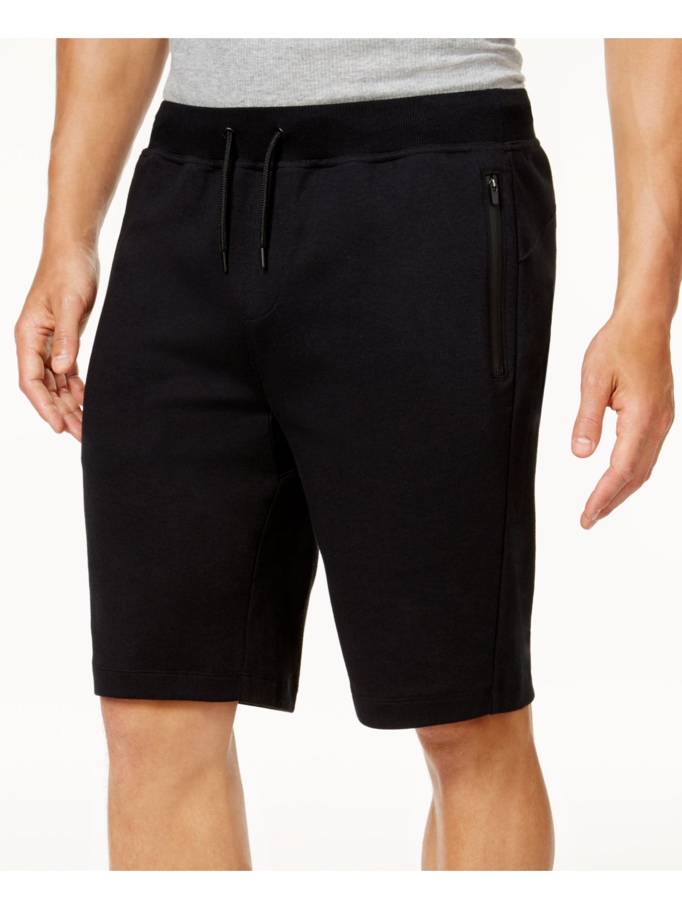 IDEOLOGY Mens Black Relaxed Fit Cotton Shorts M