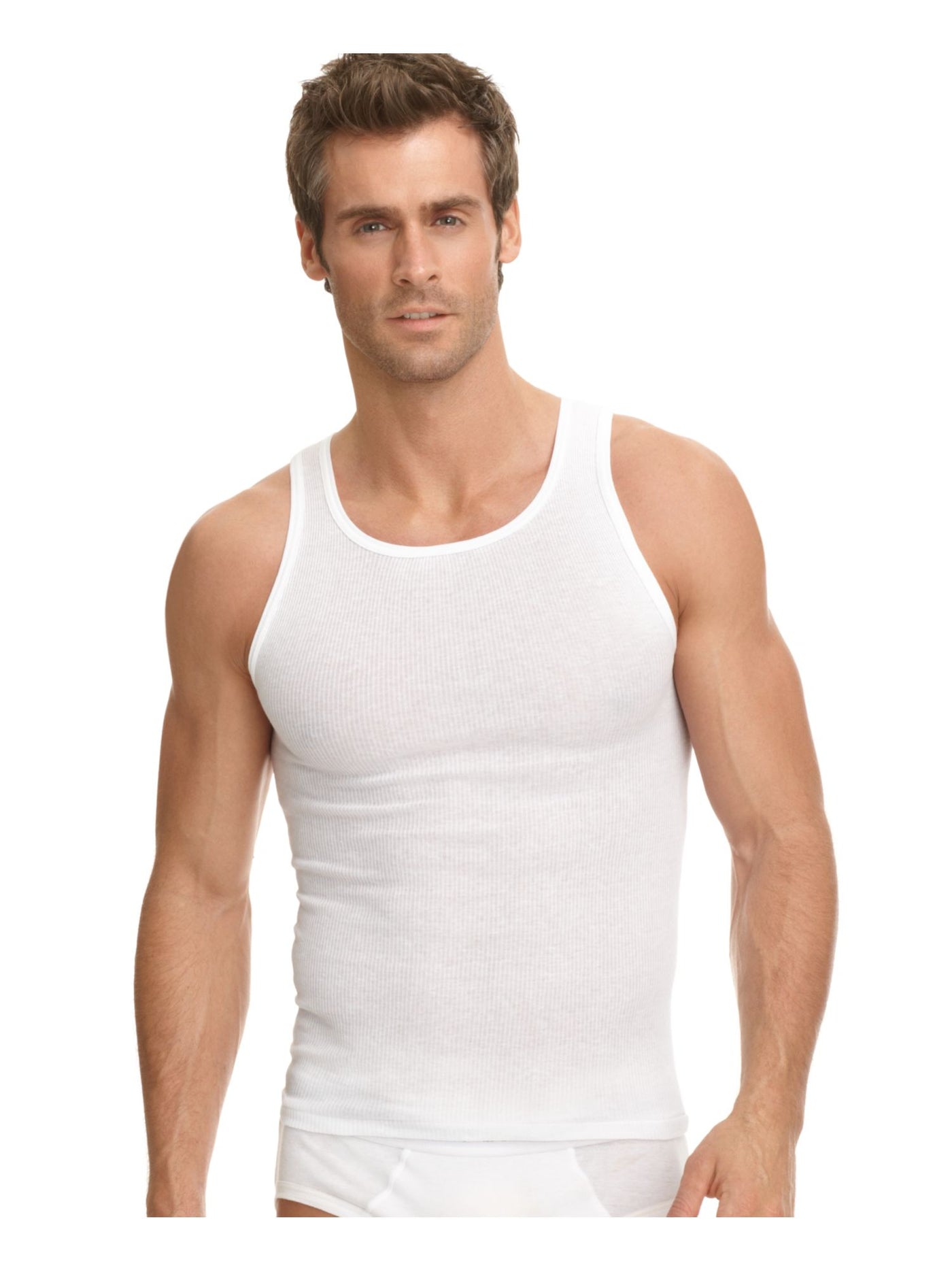 JOCKEY Intimates White Easy Care Ribbed Tag Free Base Layer Underwear S