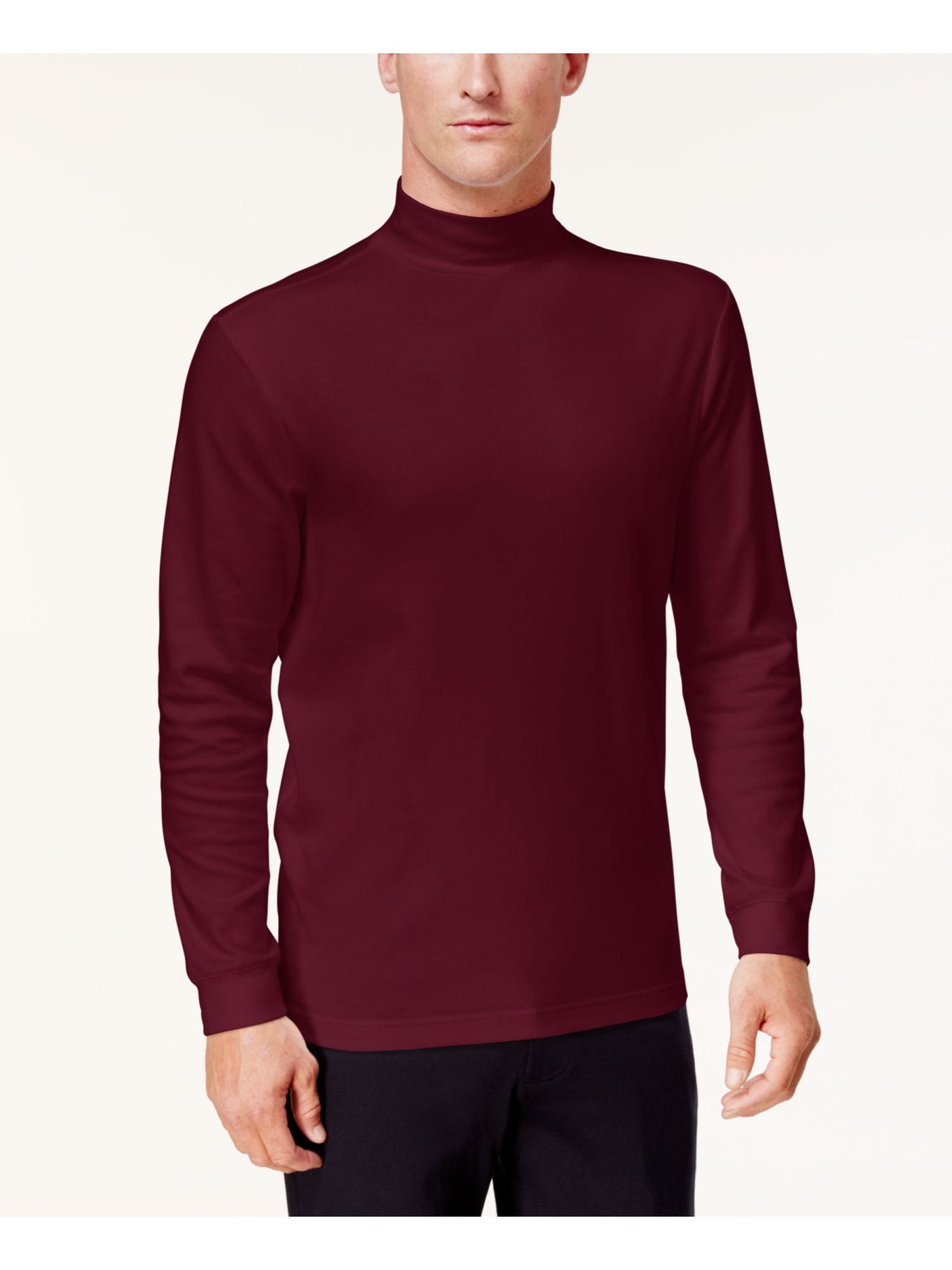 CLUBROOM Mens Maroon Long Sleeve Classic Fit Cotton Casual Shirt XXL