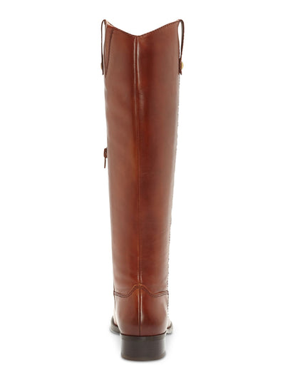INC Womens Brown Round Toe Zip-Up Boots 5