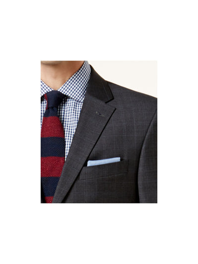 TOMMY HILFIGER Mens Gray Suit Jacket 42L