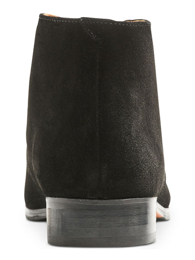 CARLOS BY CARLOS SANTANA Mens Black Padded Corazon Square Toe Block Heel Lace-Up Leather Chukka Boots 10.5 D