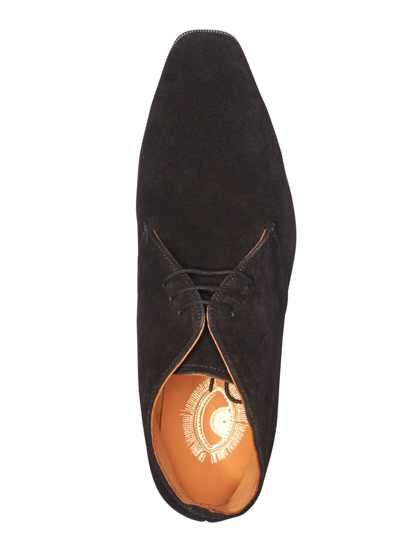 CARLOS BY CARLOS SANTANA Mens Black Padded Corazon Square Toe Block Heel Lace-Up Leather Chukka Boots 10.5 D