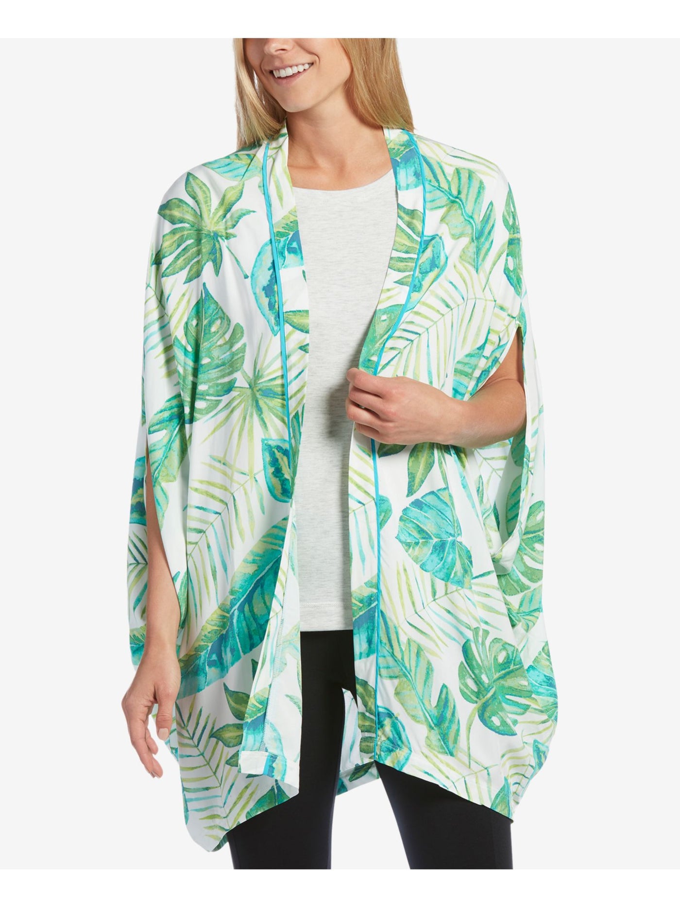 HUE Intimates Green leafs Sleepwear Robe Size: S\M
