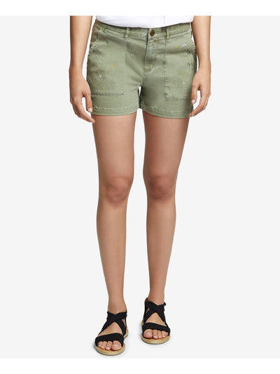 SANCTUARY Womens Green Shorts 25