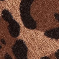 STYLE & COMPANY Womens Brown Animal Print Leopard Print Notched At Sides Cushioned Zipper Accent Masrinaa Almond Toe Block Heel Booties M