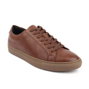ALFANI Mens Brown Padded Grayson Round Toe Lace-Up Sneakers Shoes 11.5 M