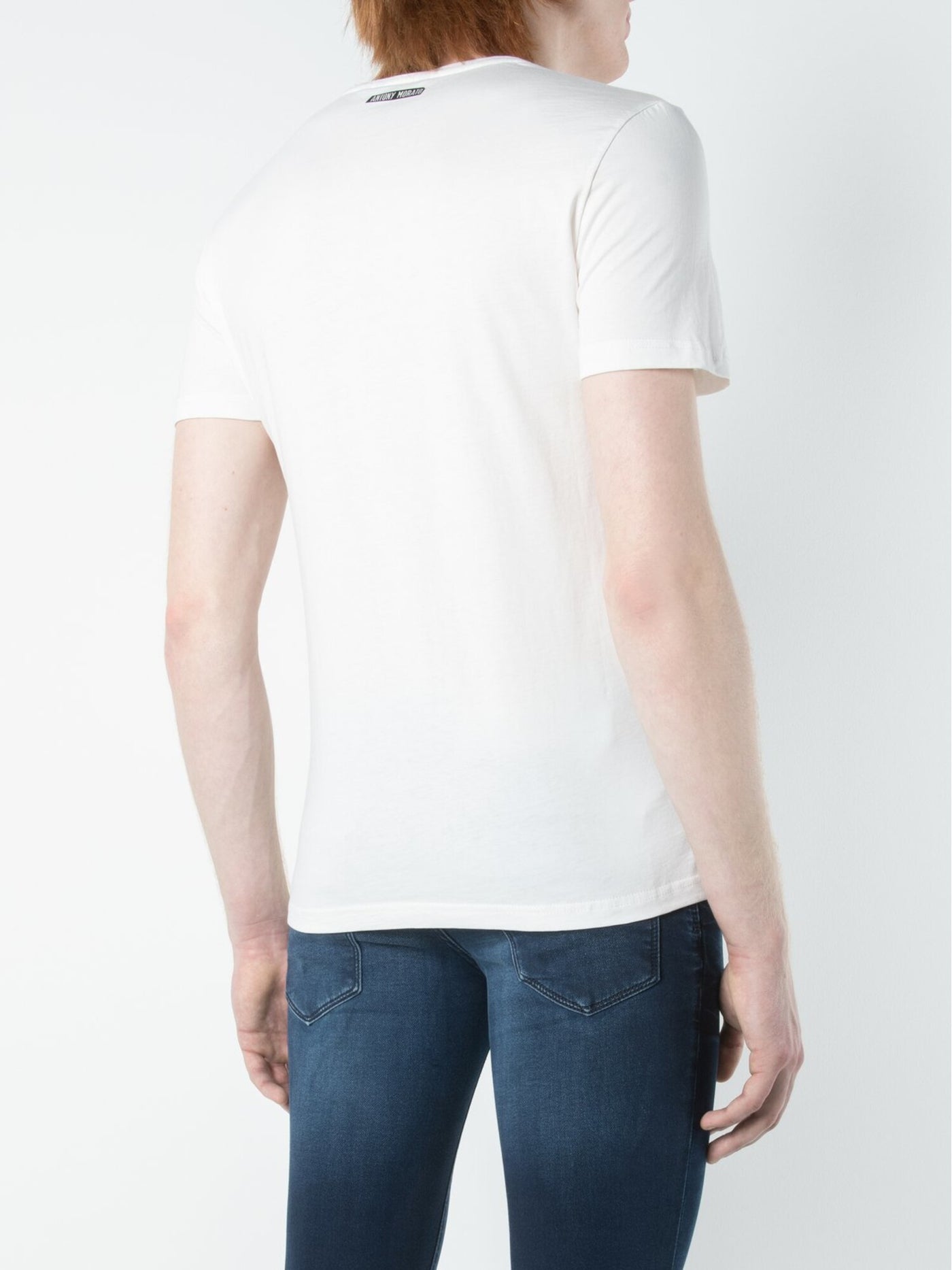 ANTHONY MORATO Mens Ivory Graphic Short Sleeve T-Shirt S