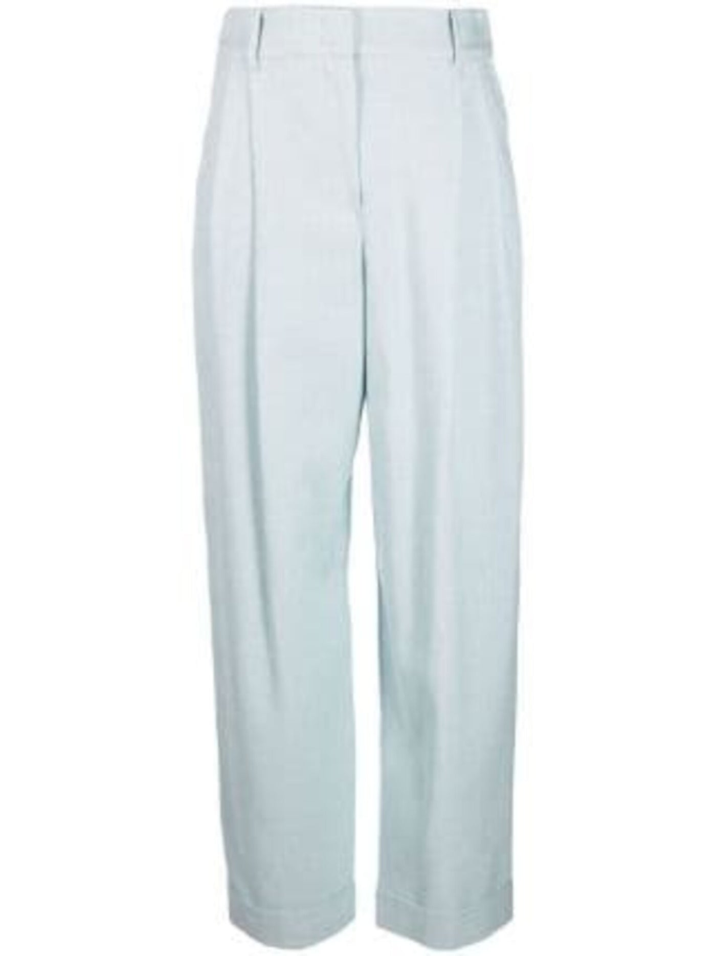 EMPORIO ARMANI Womens Light Blue Stretch Pocketed Wear To Work High Waist Pants 42
