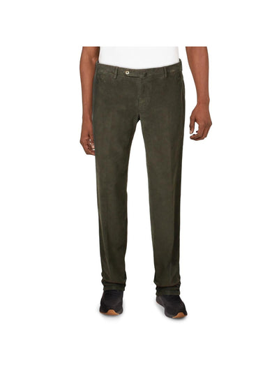 TORIN OPIFICIO Mens Gray Flat Front, Classic Fit Chino Pants 58 42W\36L