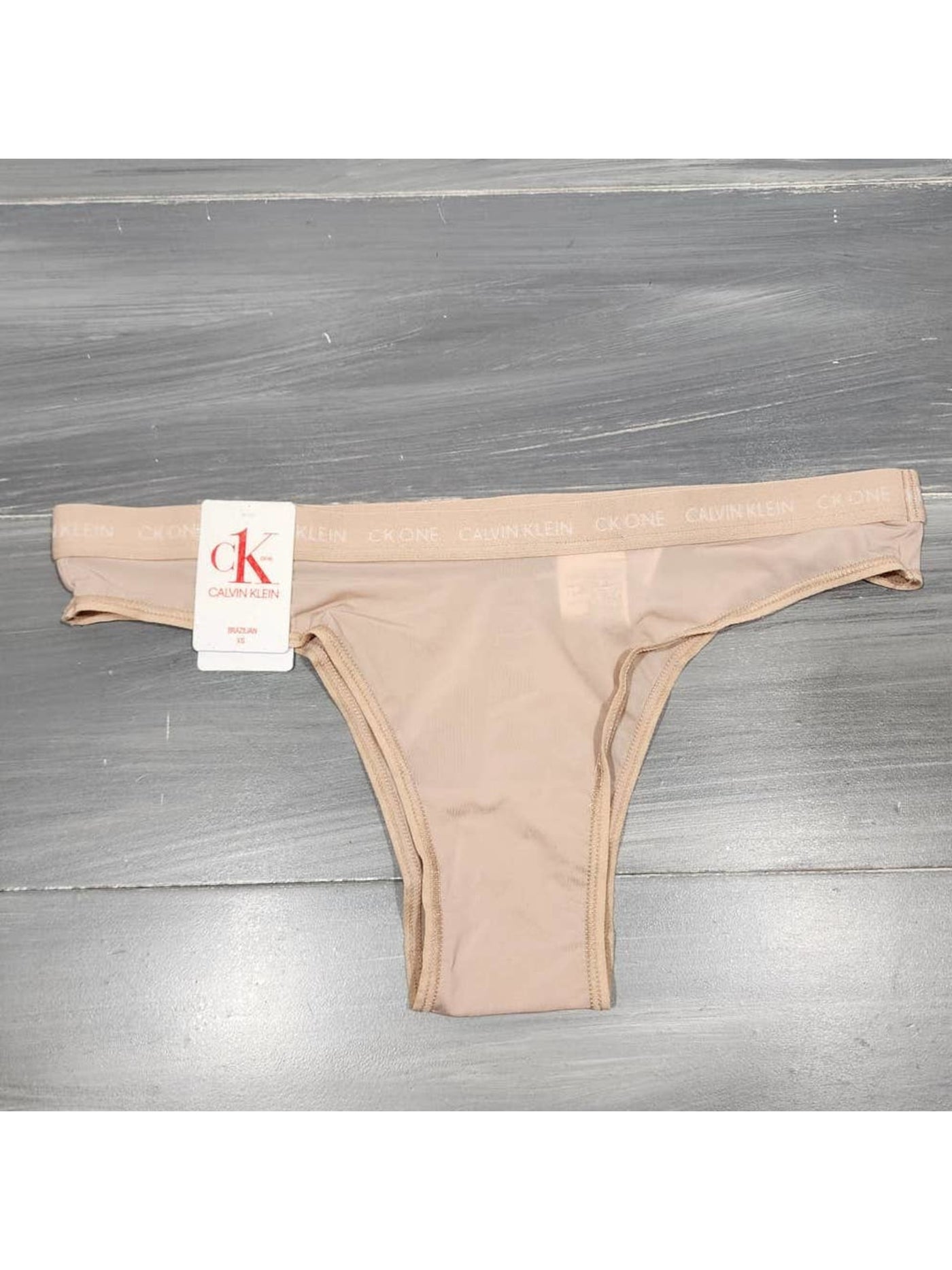 CALVIN KLEIN Intimates Beige Bikini Underwear L