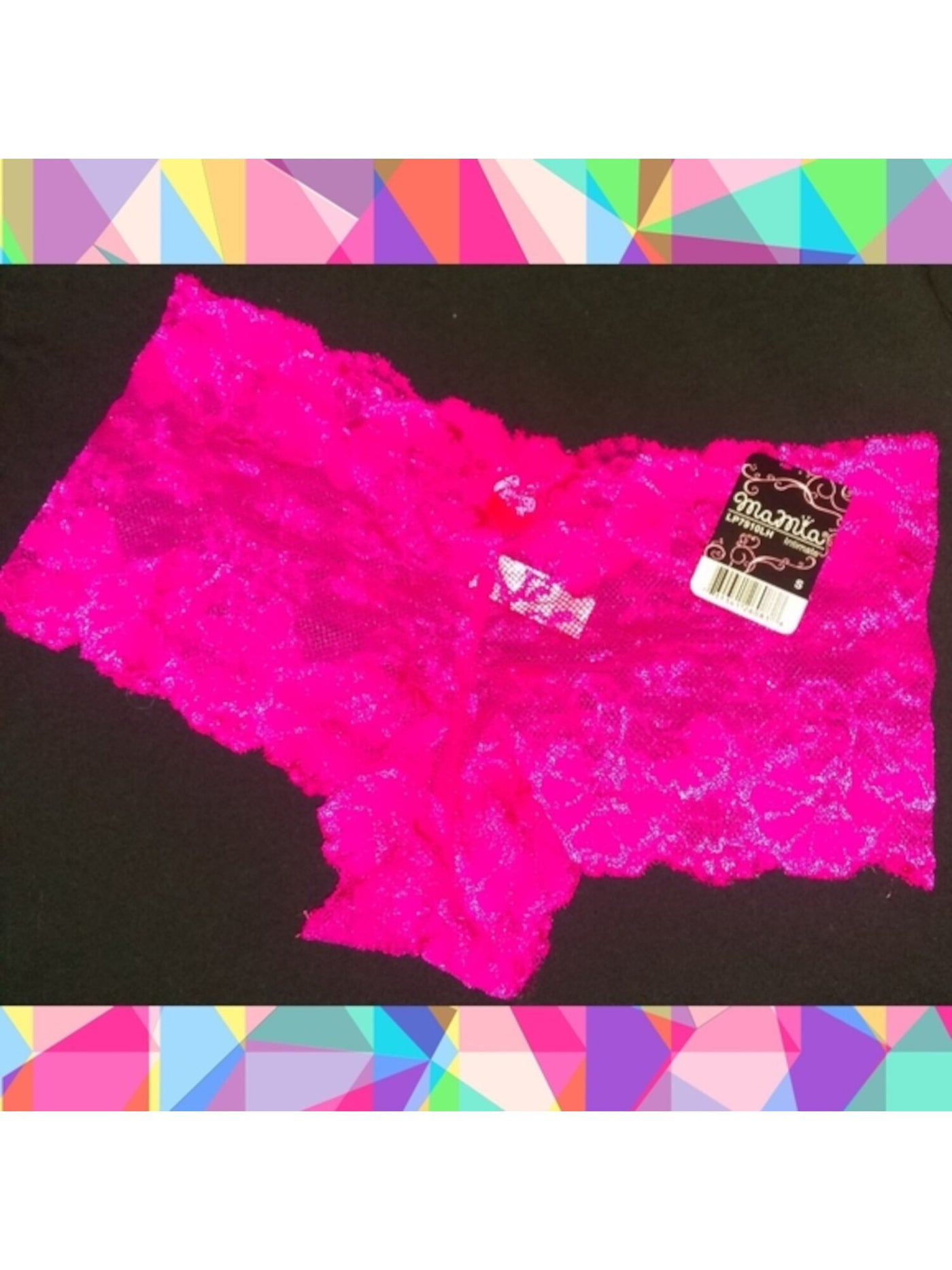 MAMIA Intimates Pink Floral Lace Romantic Boy Short Size: M