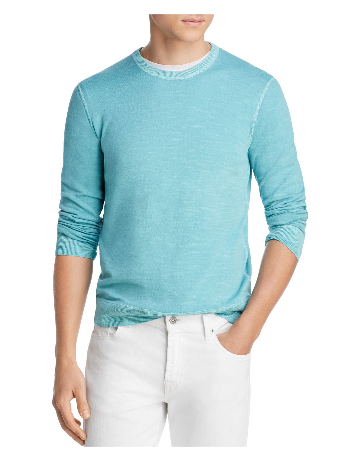 The Mens store Mens Aqua Crew Neck Sweatshirt S
