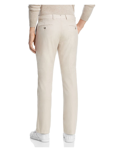 The Mens store Mens Beige Lightweight, Regular Fit Pants W34/ L34