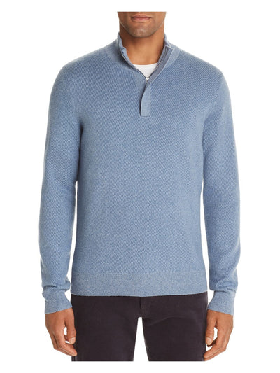 The Mens store Mens Blue Quarter-Zip Sweater L