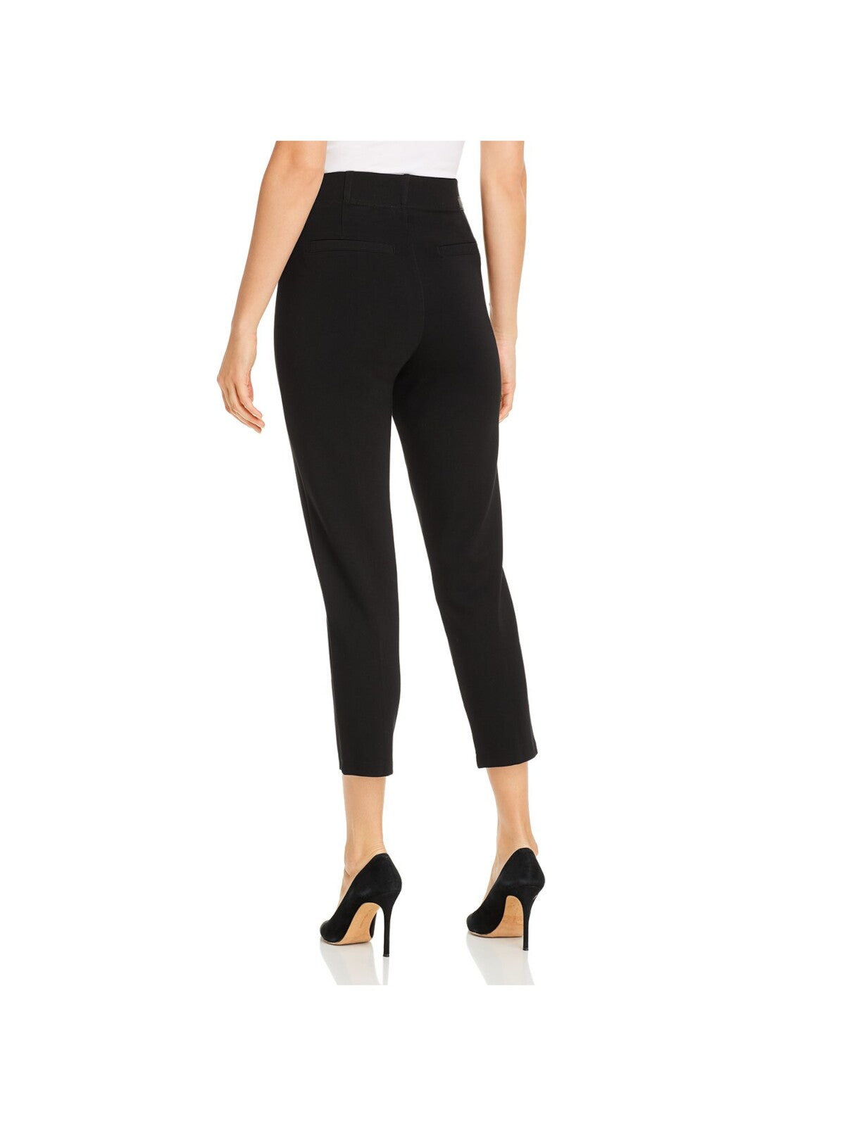 JAG Womens Black Pocketed Front Seam Ankle Evening Leggings XS