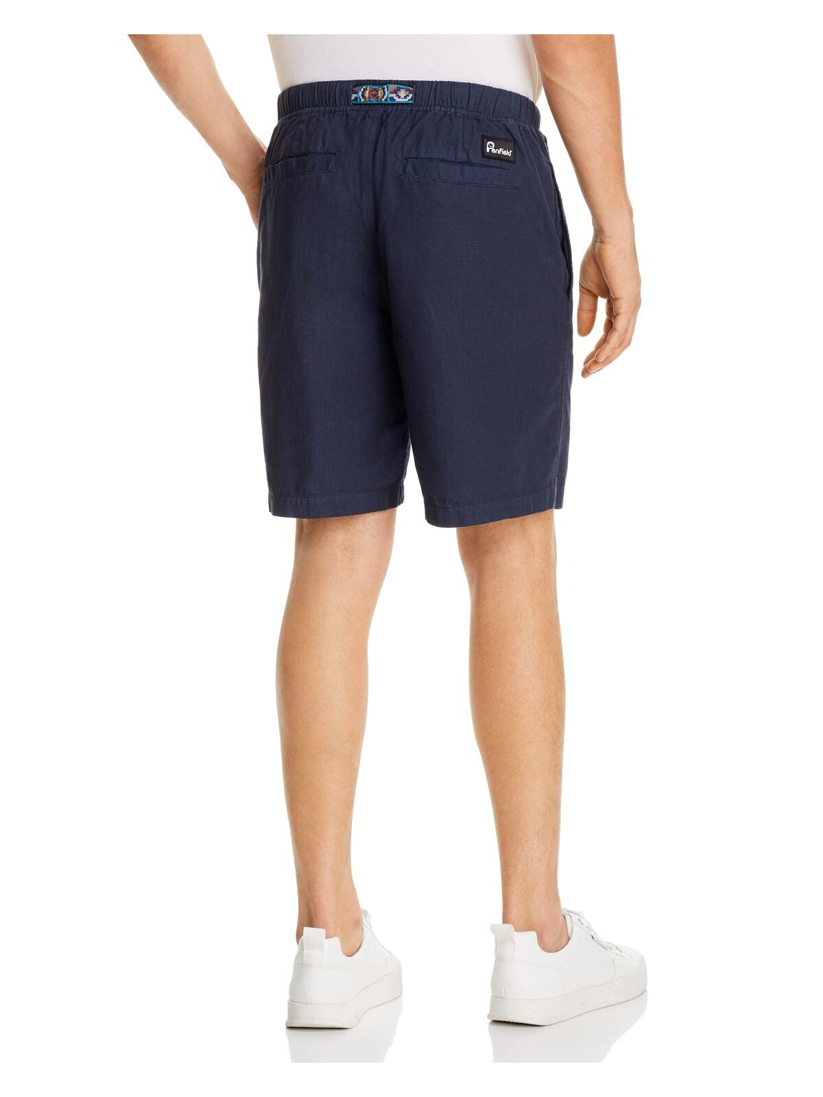 PENFIELD Mens Navy Active Regular Fit Athletic Shorts S