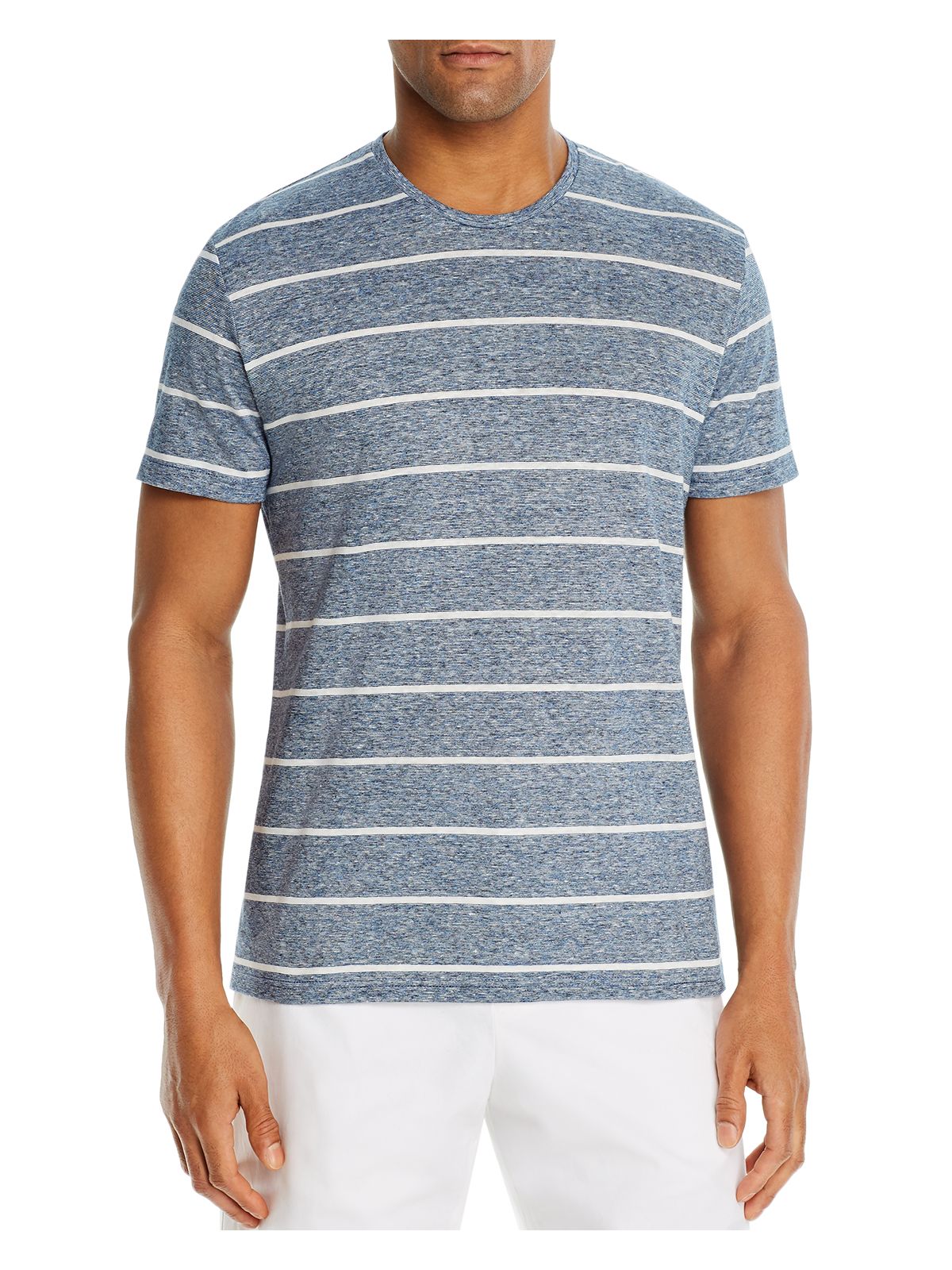 DYLAN GRAY Mens Blue Striped Casual Shirt S
