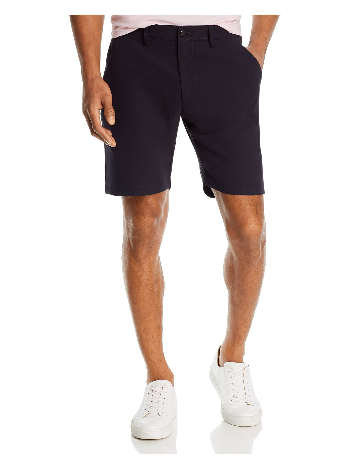The Mens store Mens Black Active Flat Front Shorts 40 Waist