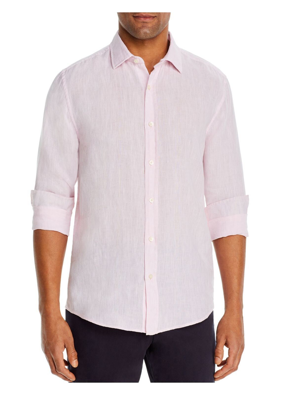 The Mens store Mens Pink Button Down Casual Shirt L