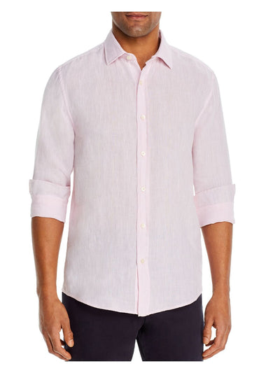 The Mens store Mens Pink Button Down Casual Shirt L