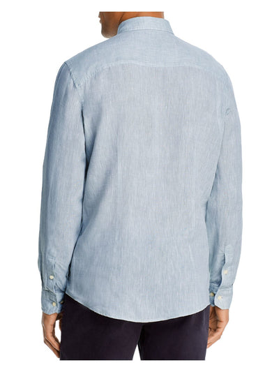 The Mens store Mens Blue Button Down Casual Shirt XL