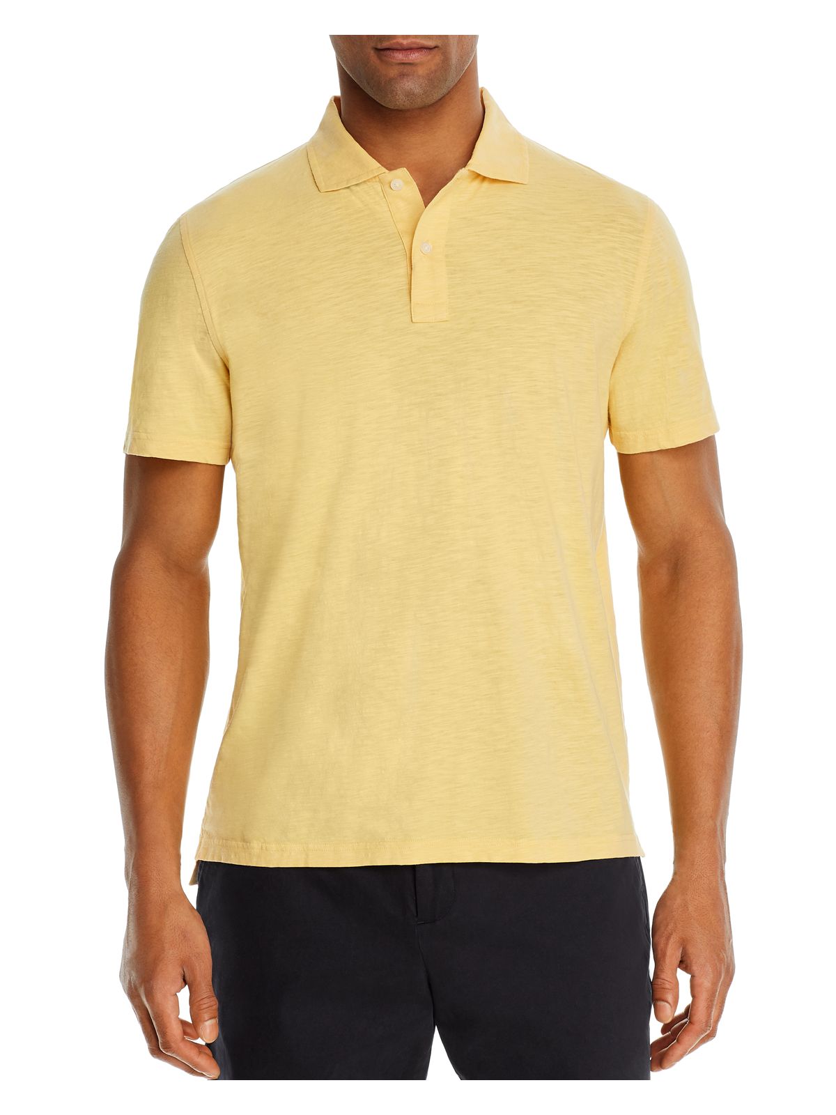 The Mens store Mens Yellow Short Sleeve Polo S