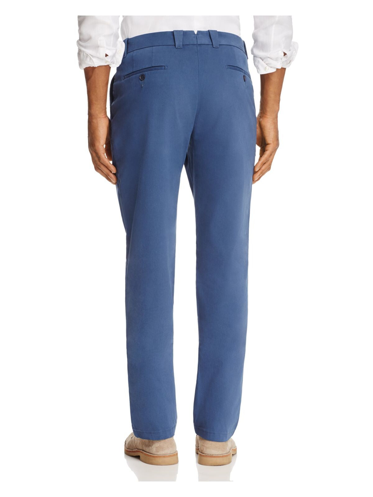 The Mens store Mens Blue Classic Fit Chino Pants 34W X 34L