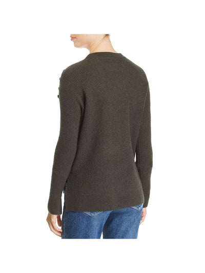 Designer Brand Womens Gray Long Sleeve Crew Neck Sweater M