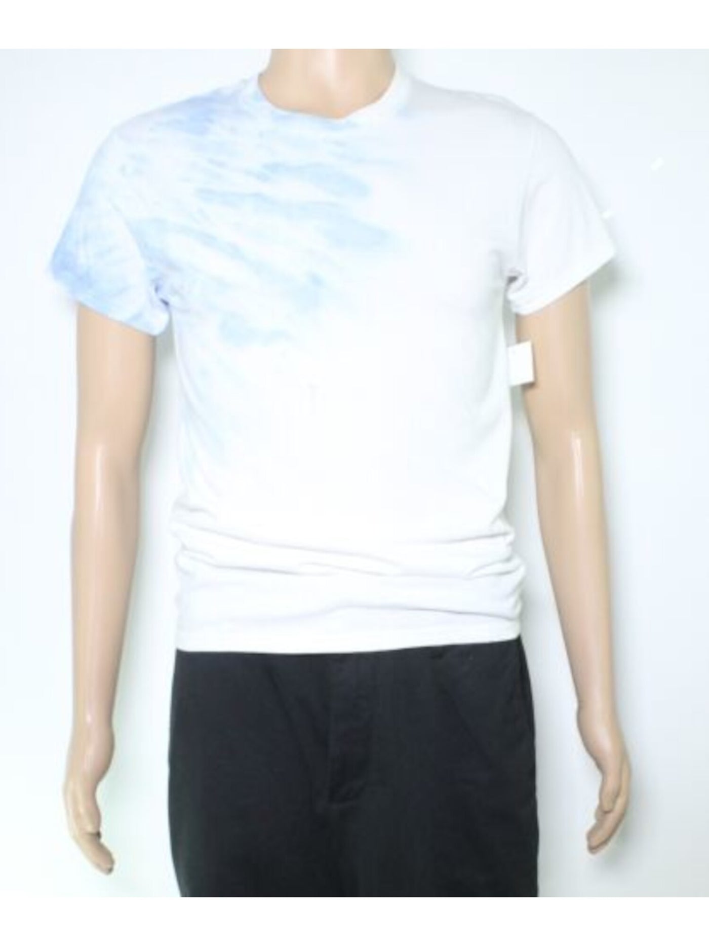 CHILLIN DYLAN Mens White Tie Dye Stretch T-Shirt M