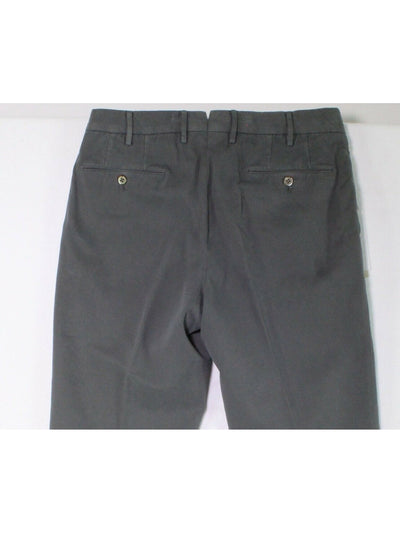 TORIN OPIFICIO Mens Gray Straight Leg, Classic Fit Cashmere Chino Pants 48