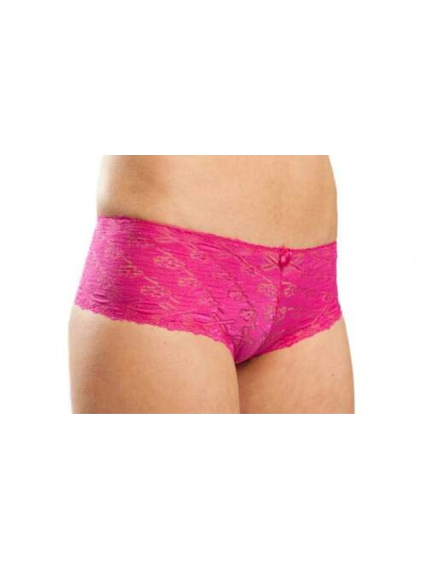 MAMIA Intimates Pink Solid Lace Everyday Boy Short Size: XL