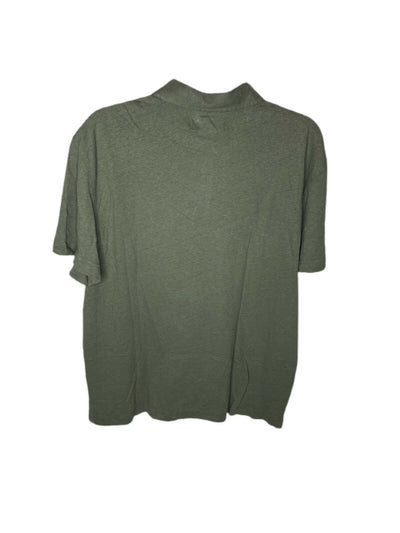 The Mens store Mens Green Short Sleeve Button Down Casual Shirt XXL