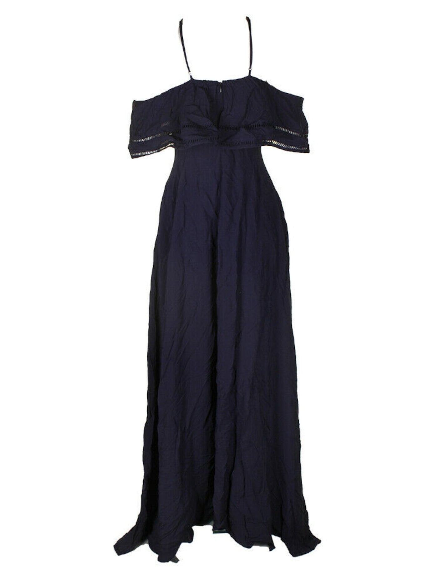 MARE MARE Womens Navy Cold Shoulder Gown Full-Length Evening Dress Size: S