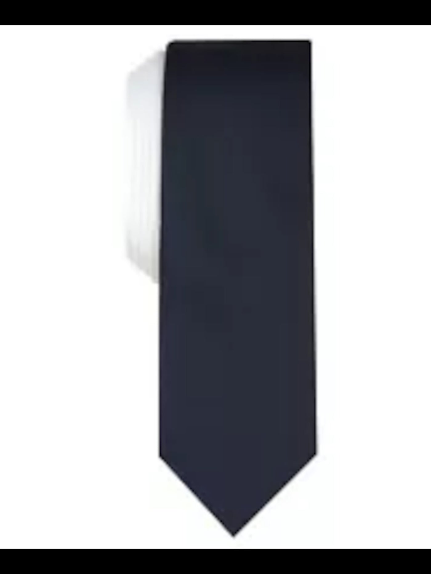 INC Mens Navy Abstract Print Polyester Skinny Neck Tie