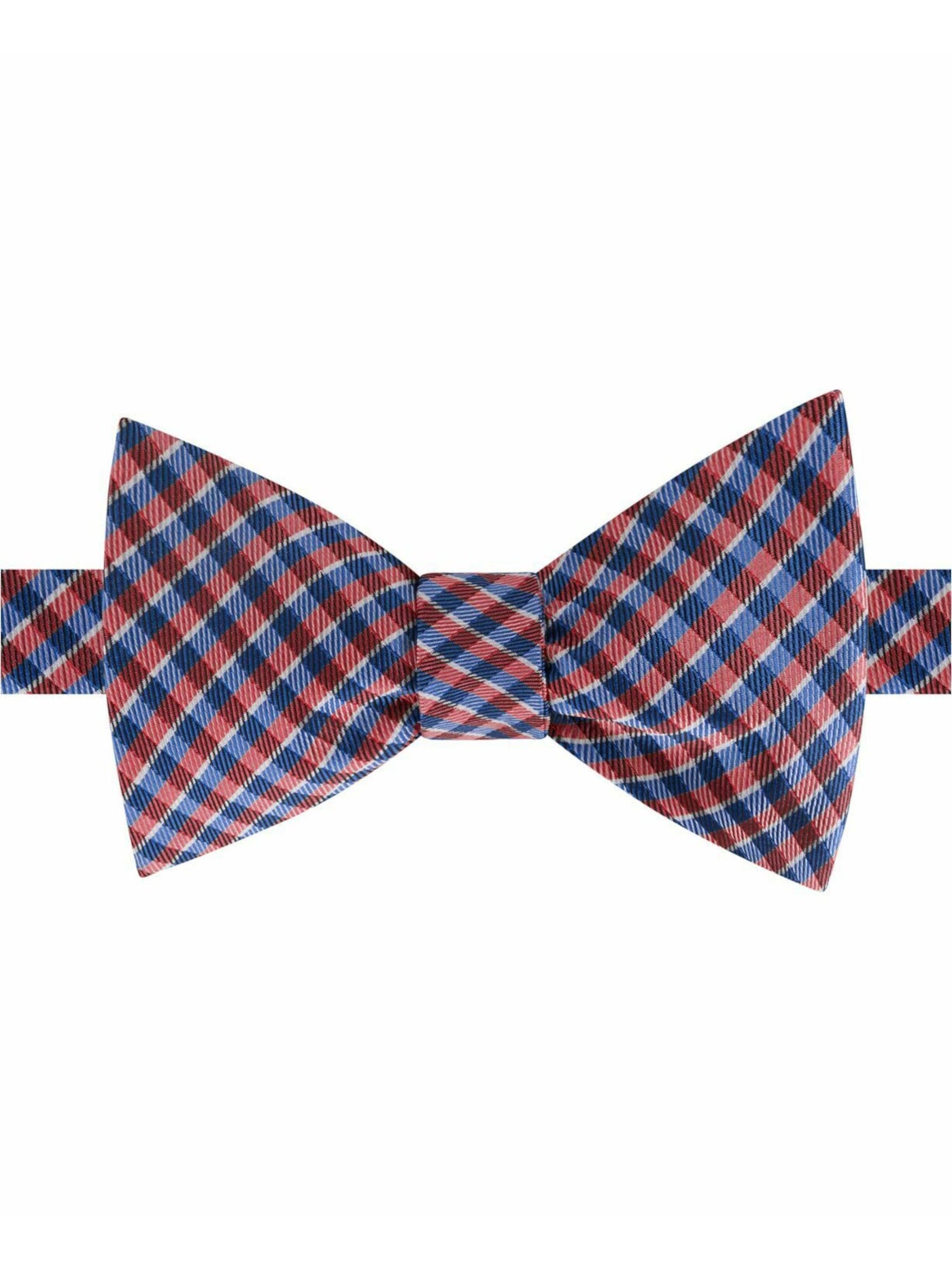 TOMMY HILFIGER Mens Red Plaid Bow Tie