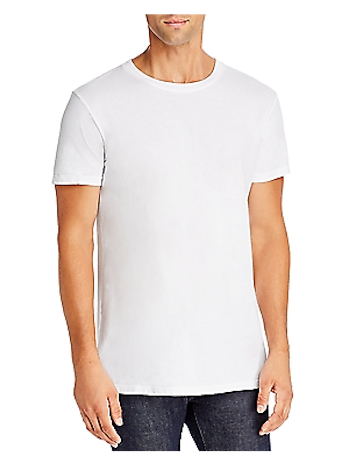 Pacific and Park Mens White Short Sleeve Classic Fit Cotton T-Shirt L