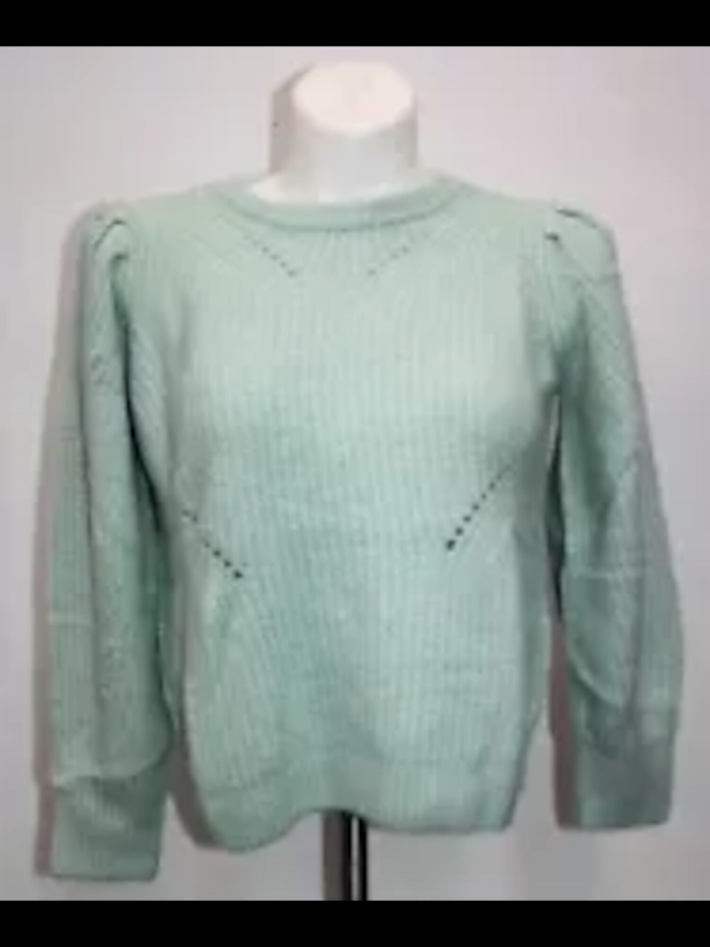 INC Womens Green Long Sleeve Jewel Neck Sweater XL