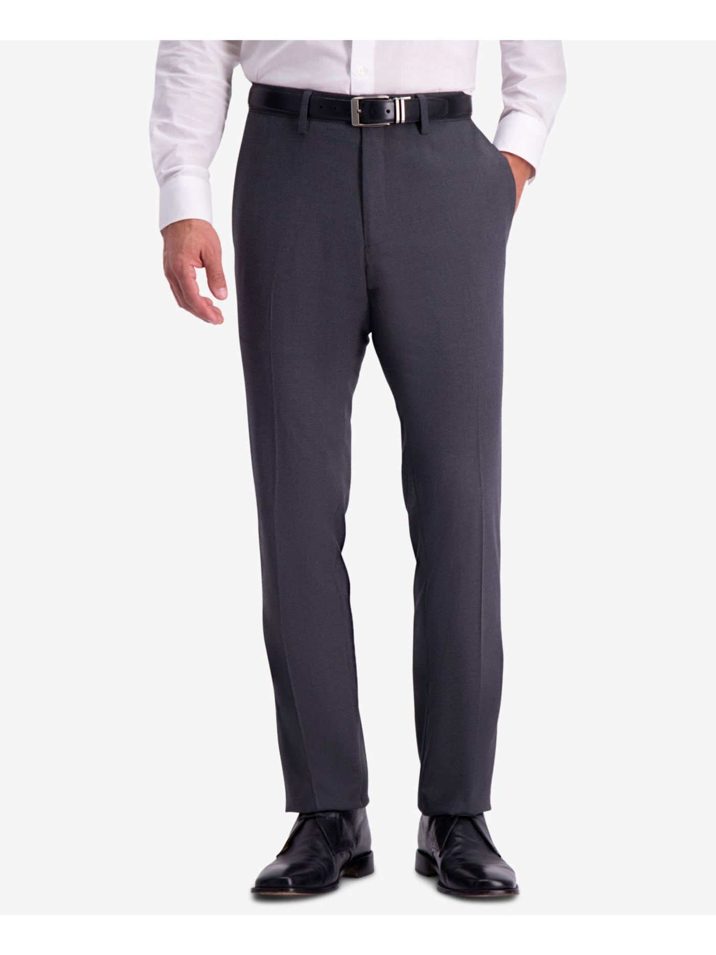 KENNETH COLE Mens Gray Slim Fit Pants 32W X 30L