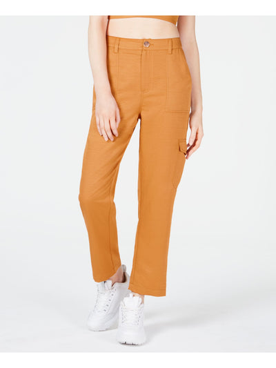 J.O.A. Womens Orange Cargo Pants Size: XS