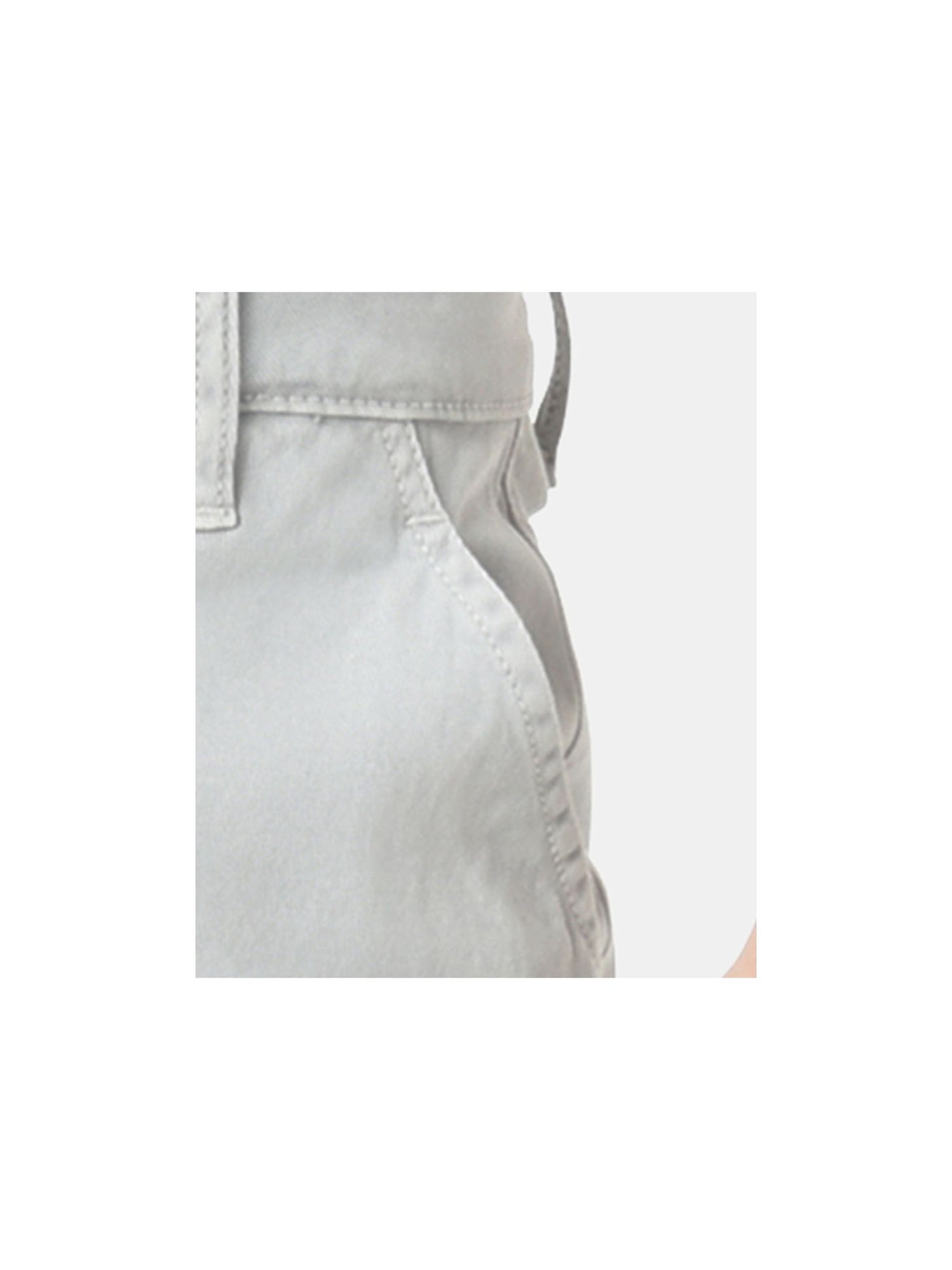 JOE'S Womens Gray Frayed Pocketed Mini Skirt 24 Waist