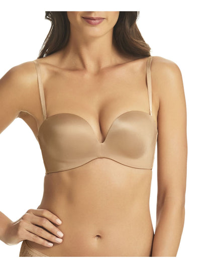 FINE LINES Intimates Beige Lightly Padded Boost Cups Medium Coverage Strapless Bra 36D