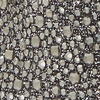 INC Womens Gray Comfort Metallic Detail Studded Glitter Ignacia Pointed Toe Stiletto Zip-Up Dress Booties M