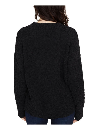 SANCTUARY Womens Black Long Sleeve Jewel Neck Sweater Size: XS