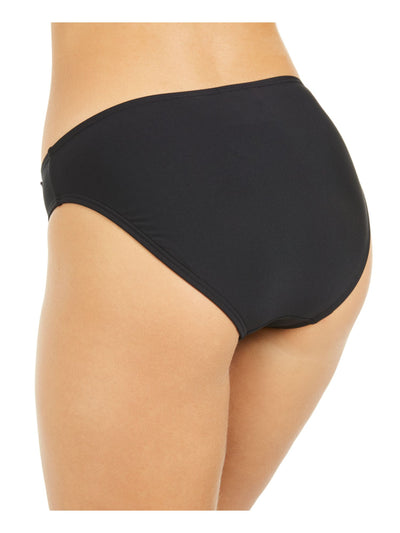 DKNY Women's Black Stretch Lined Bikini Full Coverage UV Protection Hipster Swimsuit Bottom XXL