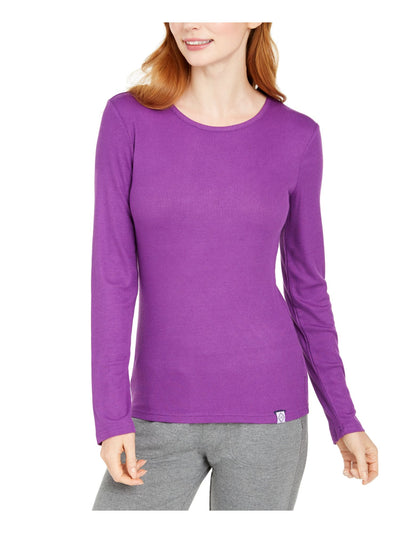 Vera Bradley Intimates Purple Rayon Solid Sleepwear Shirt Size: S