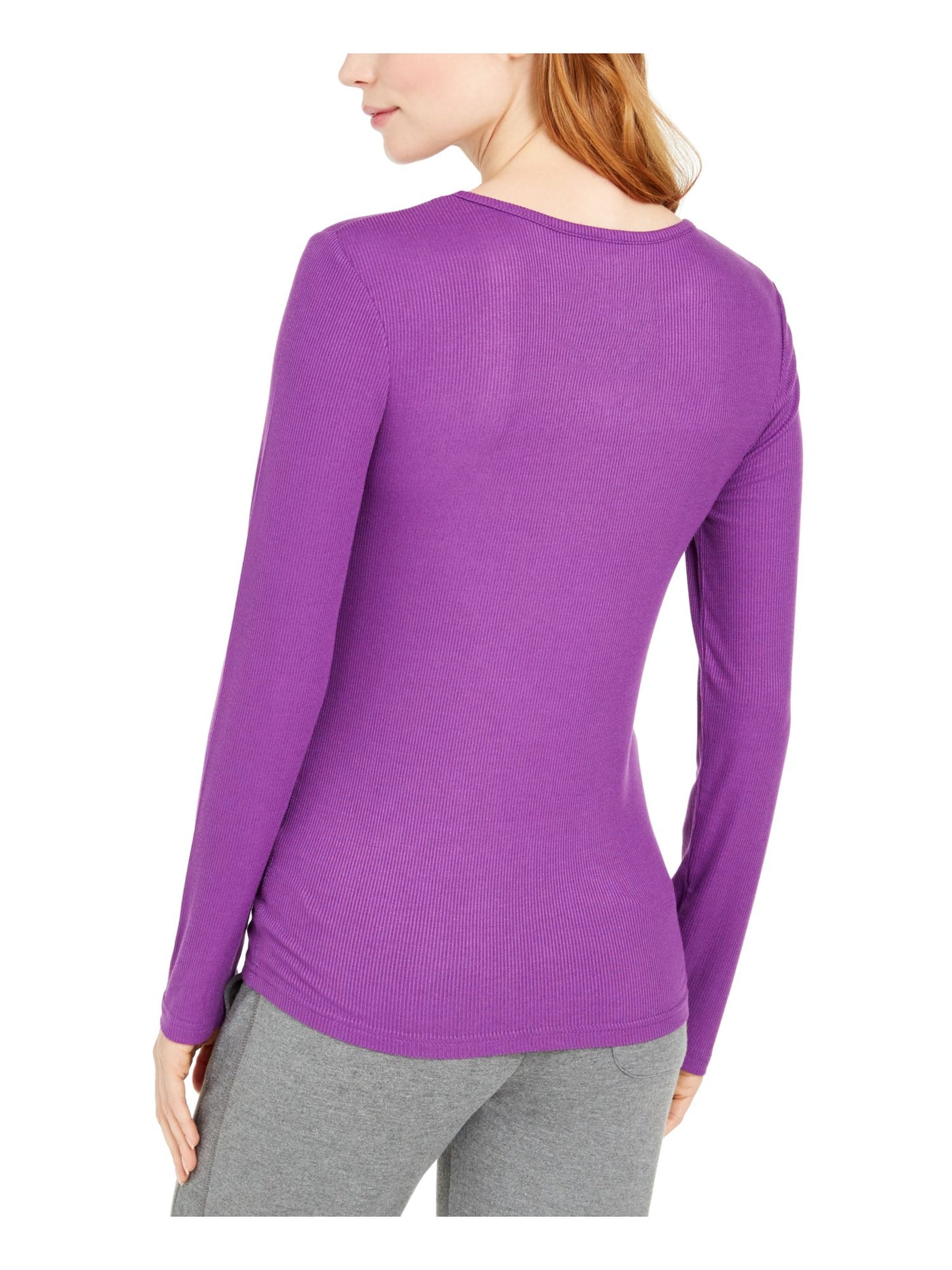 Vera Bradley Intimates Purple Rayon Solid Sleepwear Shirt Size: S