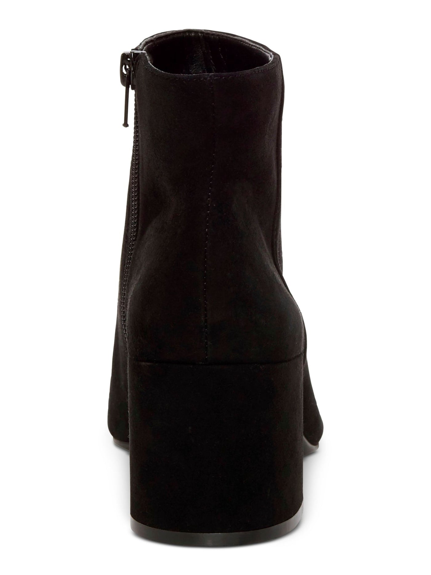 INC Womens Black Comfort Omira Pointed Toe Block Heel Zip-Up Leather Booties 10 M